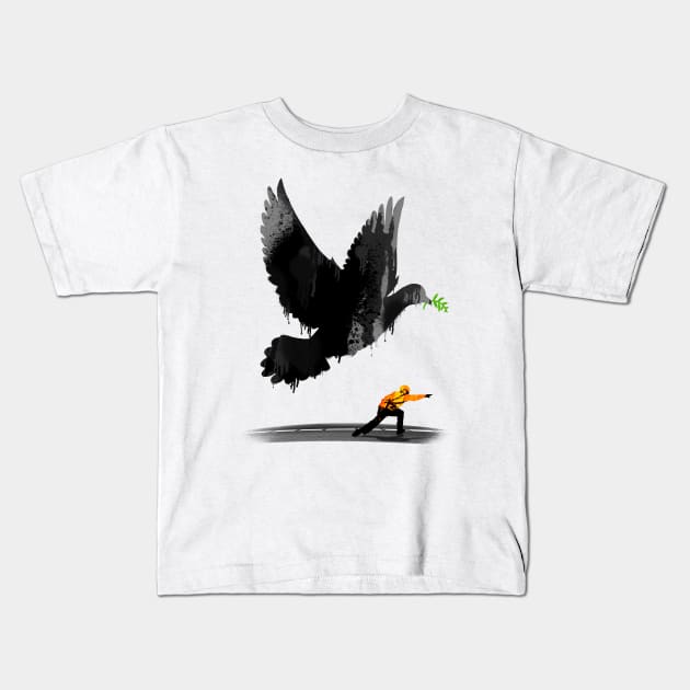 Take Off Kids T-Shirt by nicebleed